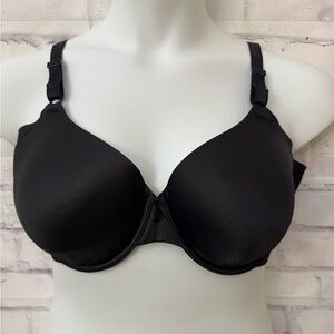 Olga Bra GB0561A Size 42C No Side Effects Contour Underwire Black Lined‎